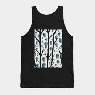 Spooky Ghost pattern, model 2 Tank Top